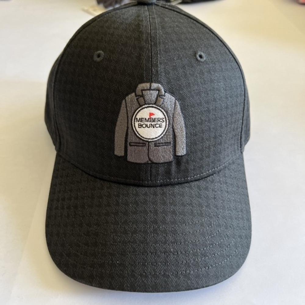 Adidas Golf Members Bounce Carbon Headwear Men One Size Adjustable Strapback NWT